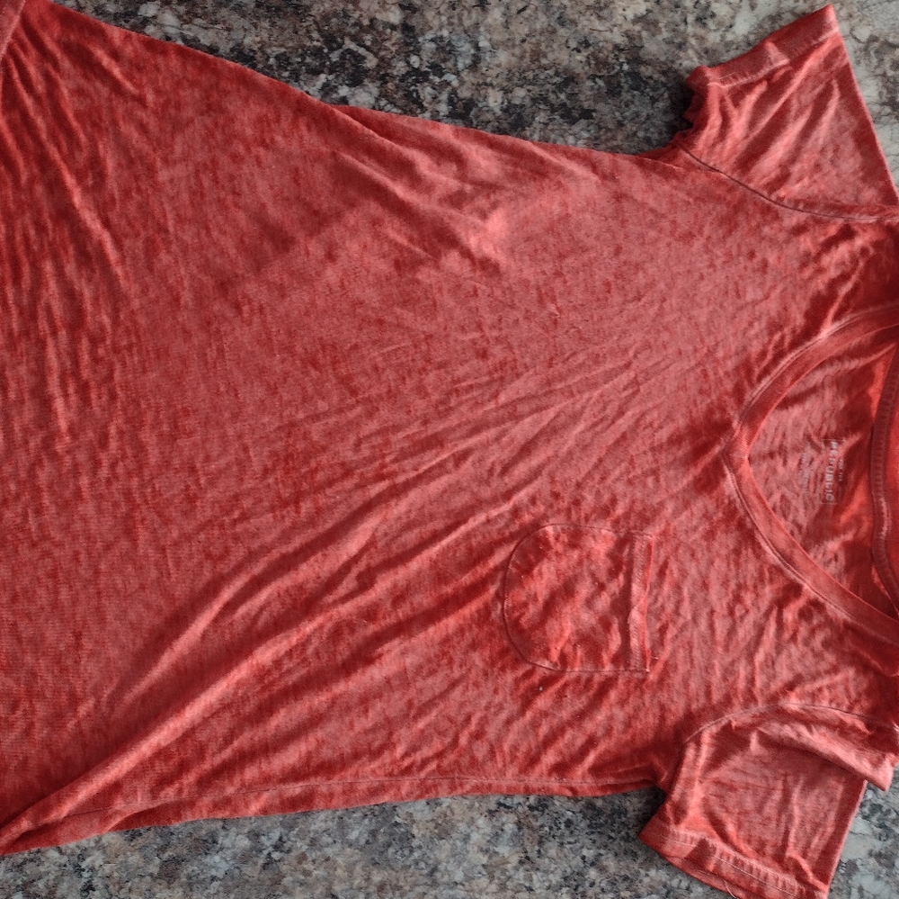 Coral V-neck